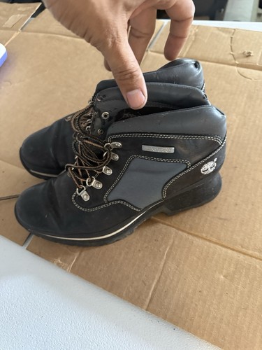 Timberland black gray ankle - black,