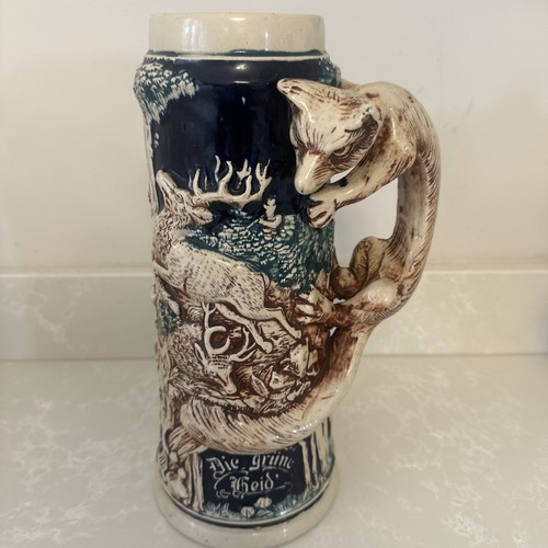 Vintage ceramic fox hunt - vintage,