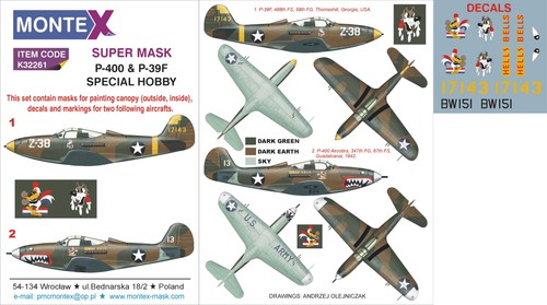 Montex mxk32261 bell p 39 - montex, 1:32
