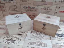 Wooden Wine Box Crate with