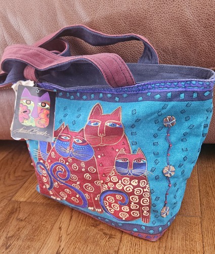 Nwt laurel burch canvas tote - canvas,