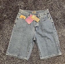 Corteiz Mens Jorts Blue Denim Shorts Size Small New Without Tags