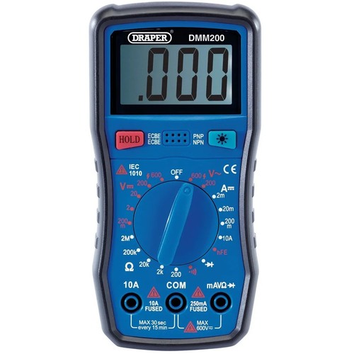 Draper digital multimeter lcd - draper,