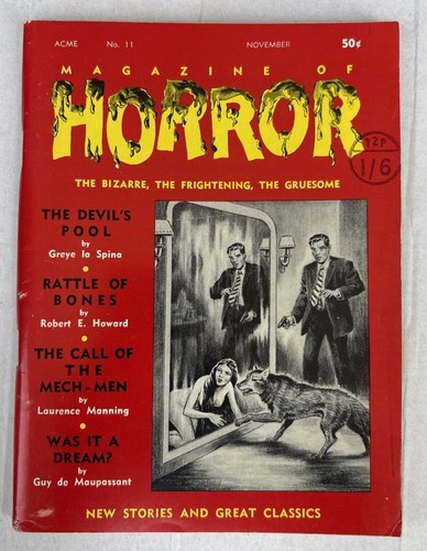 Magazine horror strange - magazine, &