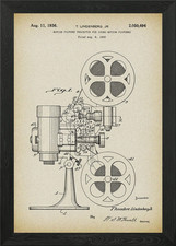 Projector patent Framed Wall