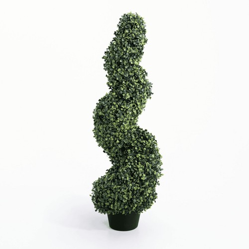 Artificial box spiral topiary - box,