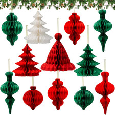 12 Pcs Christmas Decorations