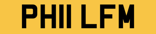 Phill phil number plate - phill,