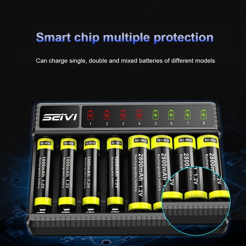 Slot smart battery charger - 8,