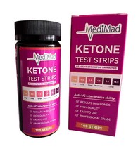 100 Ketones Ketosis Urine Tests Strips Keto Stick Ketostix Atkins Paleo Diet UK