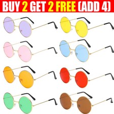 Hippy 60s 70s Hippie John Lennon Glasses Fancy Dress Costume Accessory Specs