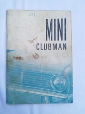 MINI CLUBMAN SALOON & ESTATE
