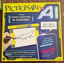 Pictionary VS AI Family Board Game for Kids and Adults Age 8 +