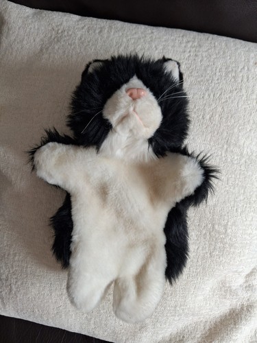 Black white cat - &,