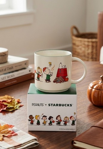 New starbucks snoopy peanuts - new,