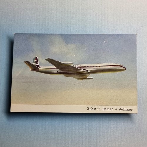 Commercial aircraft postcard - commercial,