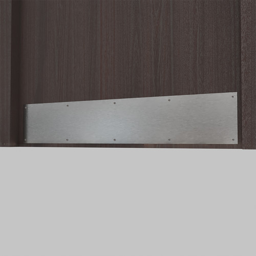 Door kick push finger plate - kick,