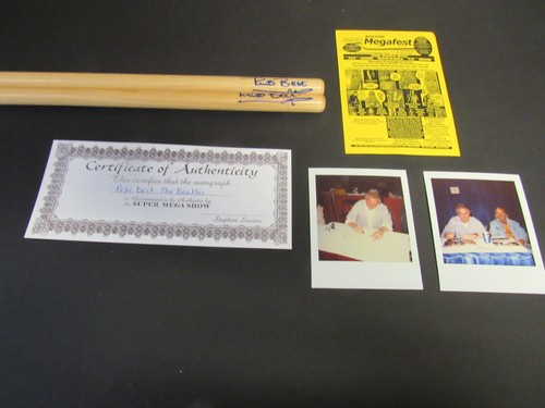 Pete best the beatles signed - pete,