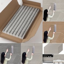 10-20Pcs Self-Adhesive Wooden Slat Tiles Sticker Stick On Kitchen Bathroom Wall