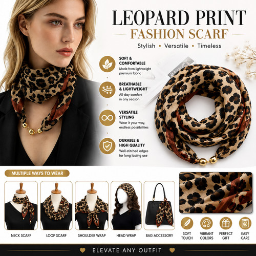 Women leopard print magnetic - leopard,