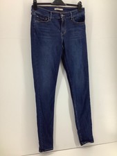 LEVI'S 710 Super Skinny Dark Blue Stretch Denim Jeans W31 UK 12 14