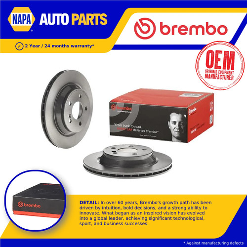 Brake discs pair vented - discs,