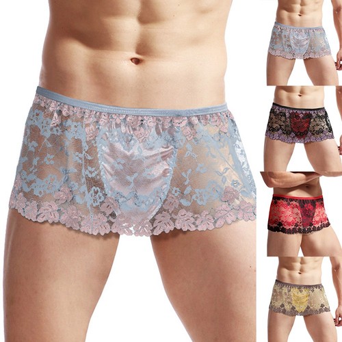 Men sissy lace lingerie - men's,