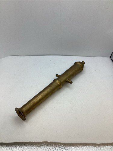 Vintage brass cannon - vintage,