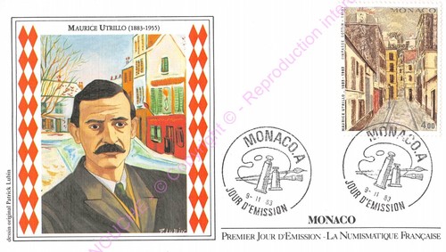 Envelope fdc monaco maurice - fdc,