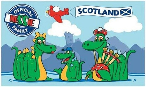 Tea towel official nessie - tea, -official