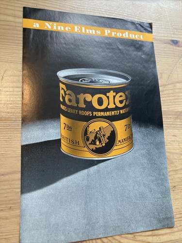 1950s advertising leaflet - advertising,