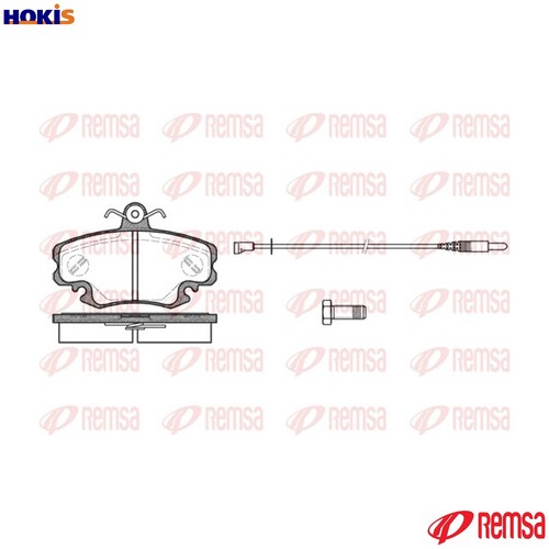 Brake pad set disc - brake,