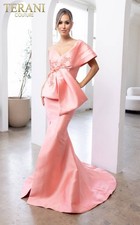 Terani Couture One-Shoulder