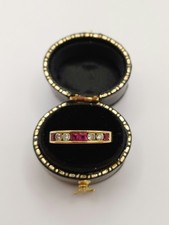 18ct Yellow Gold Ruby and