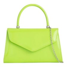 Women's Plain Patent Clutch