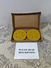 GZKTY 30Pcs 150mm Sanding Discs, 80 Grit, 6-Hole, Round Hook and Loop (READ)