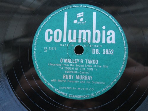 Ruby murray rpm malley - murray, o'malley's