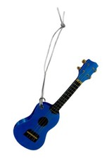Blue Ukulele Hanging Decoration - Ukulele Christmas Tree Decoration MI14-Dec