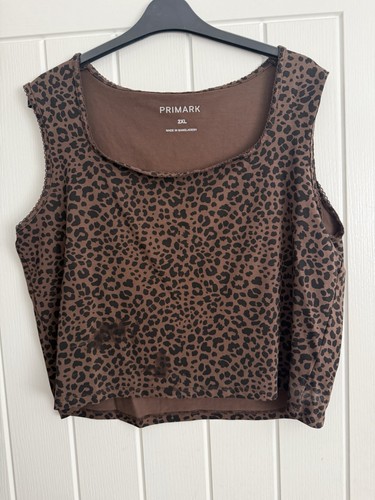 Primark leopard print vest - leopard,
