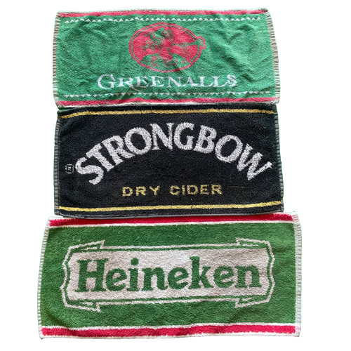 Beer bar towels pack mat - bar,