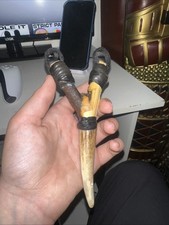 Wooden And Deer Bone Catapult