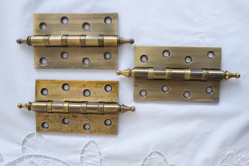 Solid brass butt hinge with - butt,