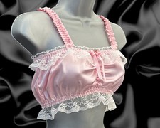 Baby pink mens sissy satin - pink,