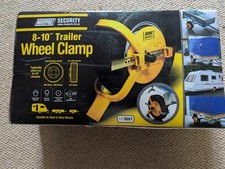 Maypole Trailer Caravan Wheel Clamp - Security Strong Visible 8" to 10" P9061.C