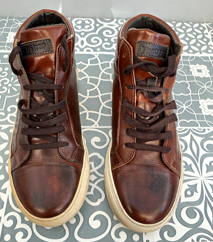 Firetrap brown leather - leather, top