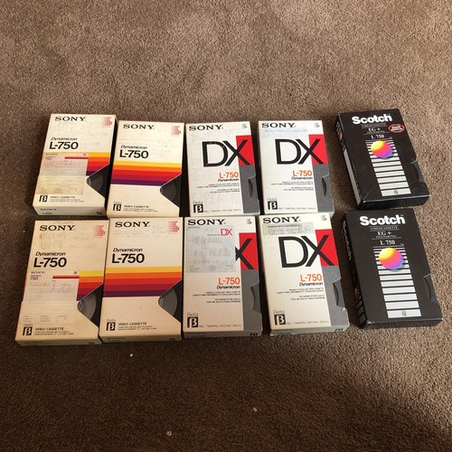 Lot used betamax tapes - betamax,