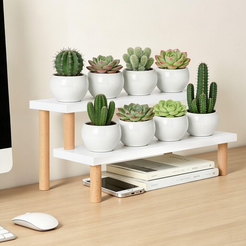 Tiered white table top - 2,
