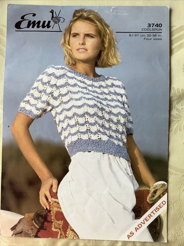 Emu coolspun knitting pattern - emu,