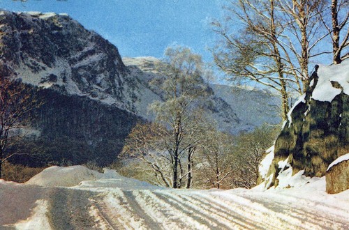 England postcard borrowdale - england,