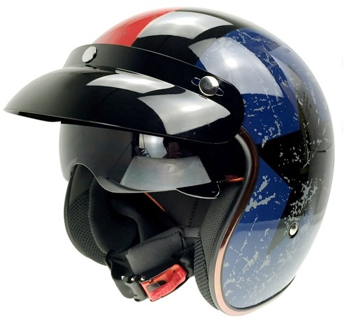 Dot motorcycle open half face - open,